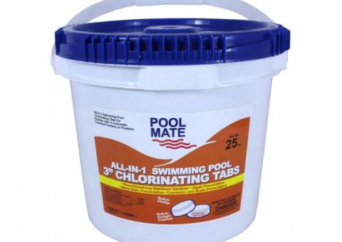 Chlorine Tablets - Pool Mate 3" All In One 25 lb